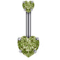 Belly Rings Crystal Piercing