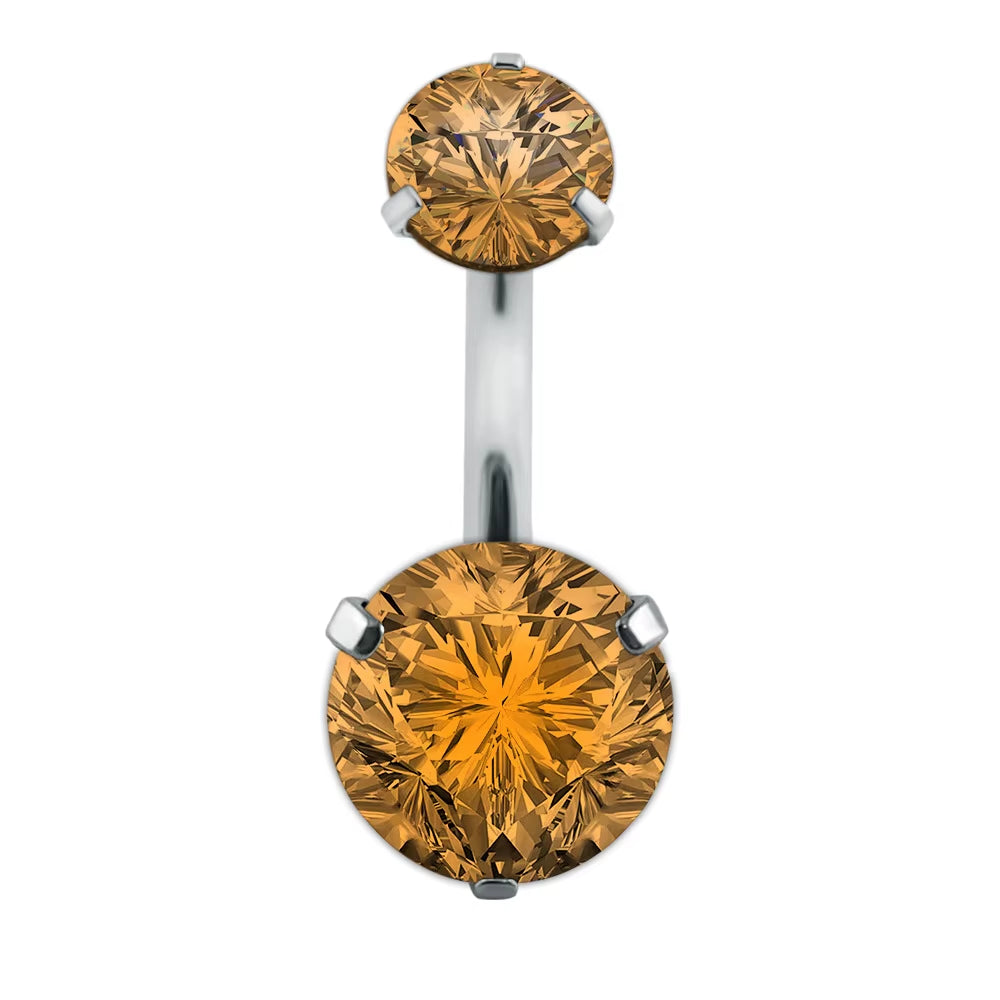 Belly Rings Crystal Piercing