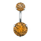 Belly Rings Crystal Piercing