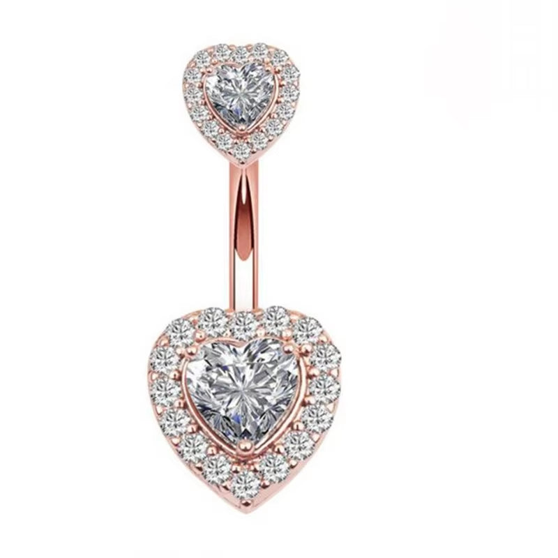 Belly Rings Crystal Piercing