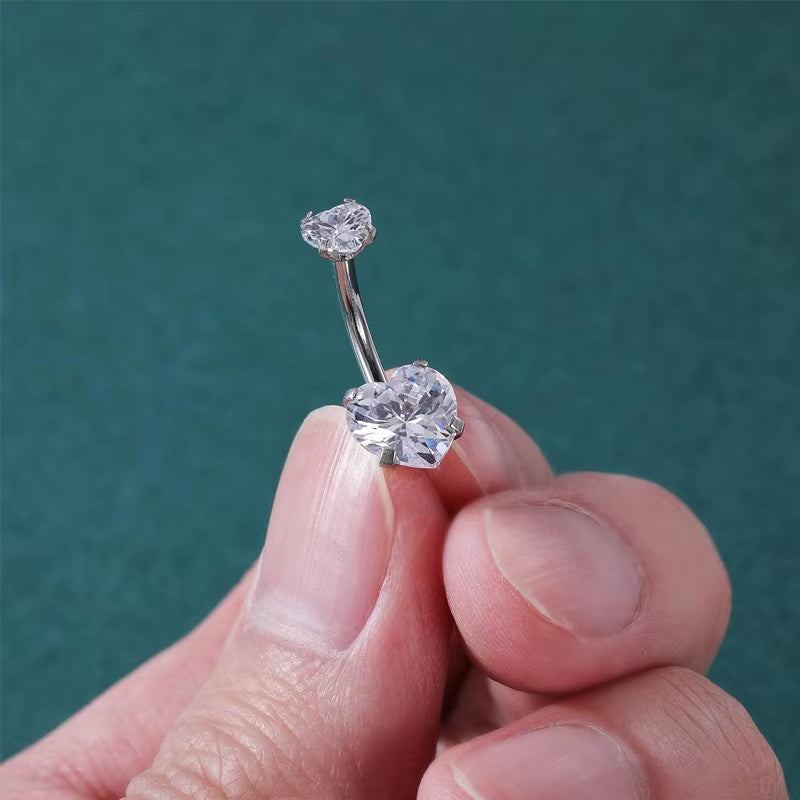 Belly Rings Crystal Piercing