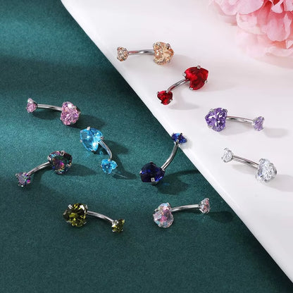 Belly Rings Crystal Piercing