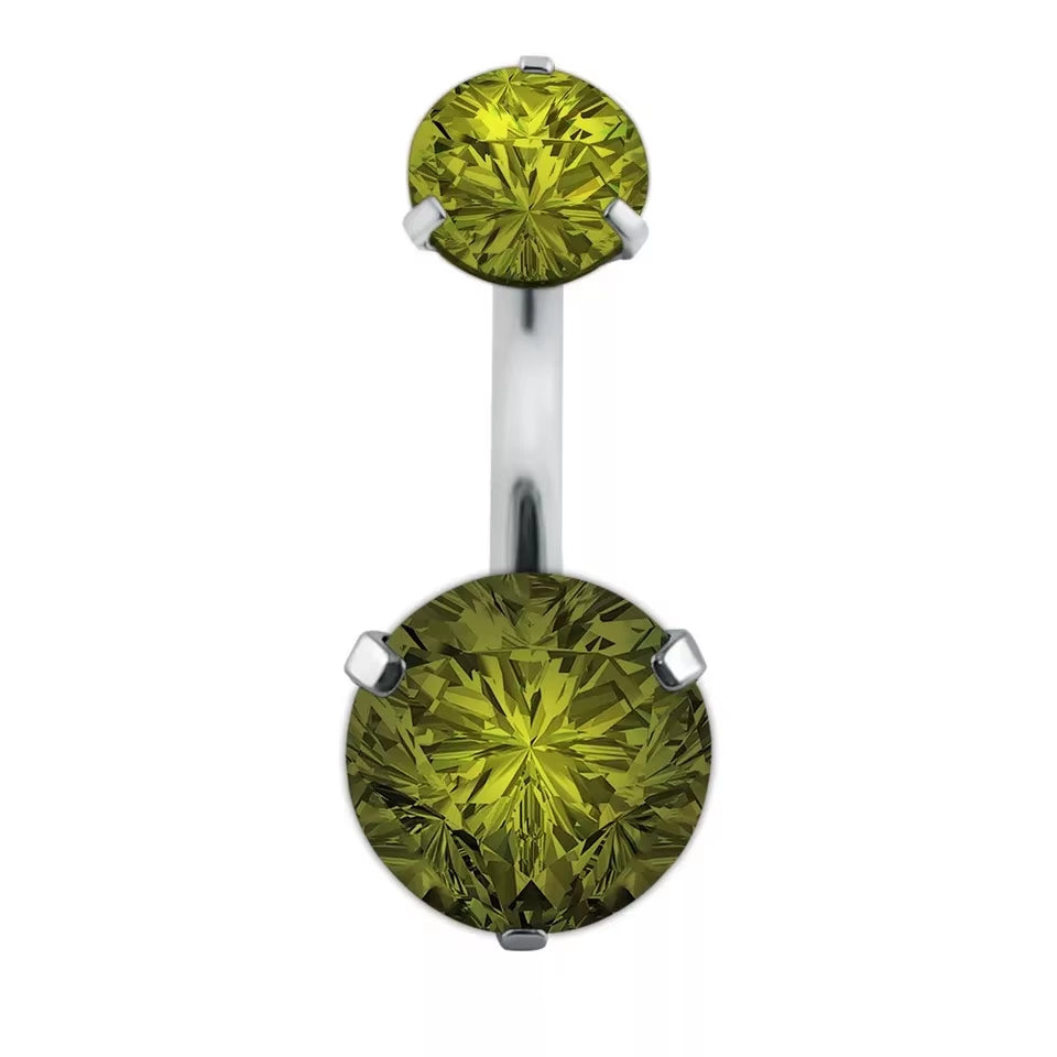 Belly Rings Crystal Piercing